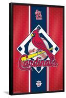 MLB St. Louis Cardinals - Logo 15-Trends International-Framed Poster