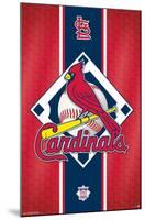 MLB St. Louis Cardinals - Logo 15-Trends International-Mounted Poster