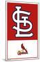 MLB St. Louis Cardinals - Logo 22-Trends International-Mounted Poster