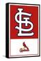 MLB St. Louis Cardinals - Logo 22-Trends International-Framed Stretched Canvas