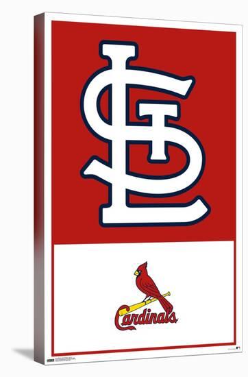 MLB St. Louis Cardinals - Logo 22-Trends International-Stretched Canvas