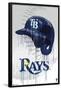 MLB Tampa Bay Rays - Drip Helmet 22-Trends International-Framed Poster