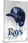 MLB Tampa Bay Rays - Drip Helmet 22-Trends International-Mounted Poster