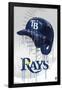 MLB Tampa Bay Rays - Drip Helmet 22-Trends International-Framed Poster