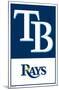 MLB Tampa Bay Rays - Logo 22-Trends International-Mounted Poster
