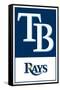 MLB Tampa Bay Rays - Logo 22-Trends International-Framed Stretched Canvas