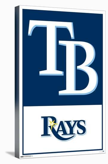 MLB Tampa Bay Rays - Logo 22-Trends International-Stretched Canvas