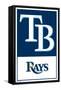 MLB Tampa Bay Rays - Logo 22-Trends International-Framed Stretched Canvas