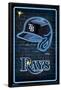 MLB Tampa Bay Rays - Neon Helmet 23-Trends International-Framed Poster