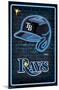 MLB Tampa Bay Rays - Neon Helmet 23-Trends International-Mounted Poster