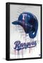 MLB Texas Rangers - Drip Helmet 22-Trends International-Framed Poster