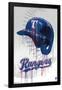 MLB Texas Rangers - Drip Helmet 22-Trends International-Framed Poster