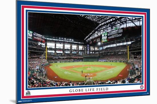 MLB Texas Rangers - Globe Life Field 22-Trends International-Mounted Poster