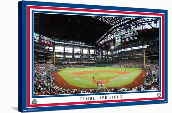 MLB Texas Rangers - Globe Life Field 22-Trends International-Stretched Canvas