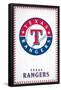 MLB Texas Rangers - Logo 17-Trends International-Framed Poster