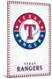 MLB Texas Rangers - Logo 17-Trends International-Mounted Poster