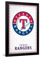 MLB Texas Rangers - Logo 17-Trends International-Framed Poster