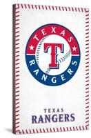 MLB Texas Rangers - Logo 17-Trends International-Stretched Canvas