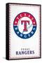 MLB Texas Rangers - Logo 17-Trends International-Framed Stretched Canvas