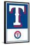 MLB Texas Rangers - Logo 22-Trends International-Framed Poster