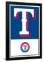 MLB Texas Rangers - Logo 22-Trends International-Framed Poster