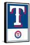 MLB Texas Rangers - Logo 22-Trends International-Framed Stretched Canvas