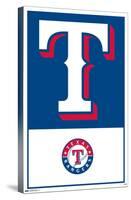 MLB Texas Rangers - Logo 22-Trends International-Stretched Canvas