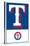 MLB Texas Rangers - Logo 22-Trends International-Stretched Canvas