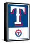 MLB Texas Rangers - Logo 22-Trends International-Framed Stretched Canvas