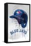 MLB Toronto Blue Jays - Drip Helmet 22-Trends International-Framed Stretched Canvas