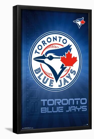 MLB Toronto Blue Jays - Logo 16-Trends International-Framed Poster