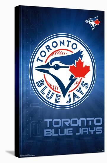 MLB Toronto Blue Jays - Logo 16-Trends International-Stretched Canvas