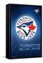 MLB Toronto Blue Jays - Logo 16-Trends International-Framed Stretched Canvas