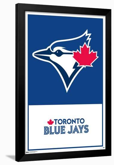 MLB Toronto Blue Jays - Logo 22-Trends International-Framed Poster