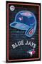 MLB Toronto Blue Jays - Neon Helmet 23-Trends International-Mounted Poster