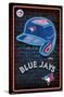 MLB Toronto Blue Jays - Neon Helmet 23-Trends International-Stretched Canvas