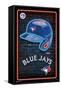 MLB Toronto Blue Jays - Neon Helmet 23-Trends International-Framed Stretched Canvas