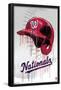 MLB Washington Nationals - Drip Helmet 22-Trends International-Framed Poster