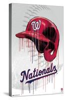 MLB Washington Nationals - Drip Helmet 22-Trends International-Stretched Canvas