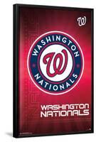 MLB Washington Nationals - Logo 16-Trends International-Framed Poster