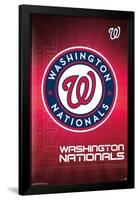 MLB Washington Nationals - Logo 16-Trends International-Framed Poster