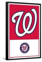 MLB Washington Nationals - Logo 22-Trends International-Framed Poster