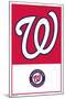 MLB Washington Nationals - Logo 22-Trends International-Mounted Poster