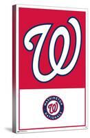 MLB Washington Nationals - Logo 22-Trends International-Stretched Canvas