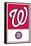 MLB Washington Nationals - Logo 22-Trends International-Framed Stretched Canvas