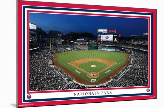 MLB Washington Nationals - Nationals Park 22-Trends International-Mounted Poster