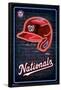 MLB Washington Nationals - Neon Helmet 23-Trends International-Framed Poster