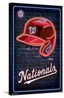 MLB Washington Nationals - Neon Helmet 23-Trends International-Stretched Canvas