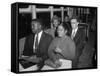 MLK Abernathy Ride Bus 1956-Harold Valentine-Framed Stretched Canvas