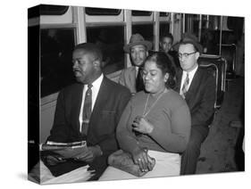 MLK Abernathy Ride Bus 1956-Harold Valentine-Stretched Canvas
